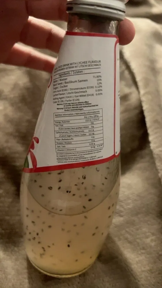 basil seed drink