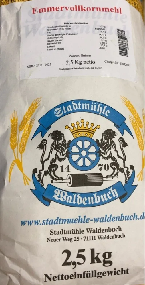 Emmervollkornmehl