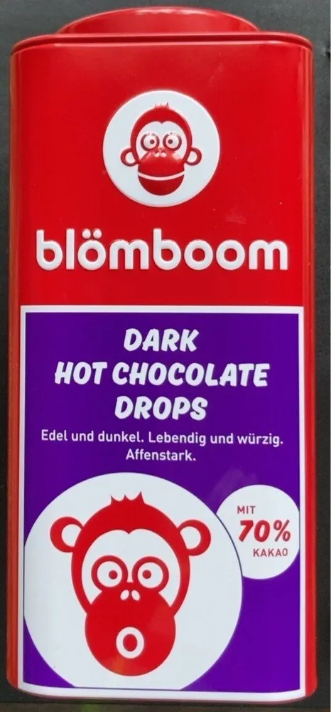 Dark hot chocolate drops