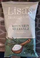Lisa's bio kesselchips rosmarin meersalz