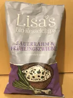 Lisa's Bio Kesselchips Sauerrahm & Frühlingszwiebel