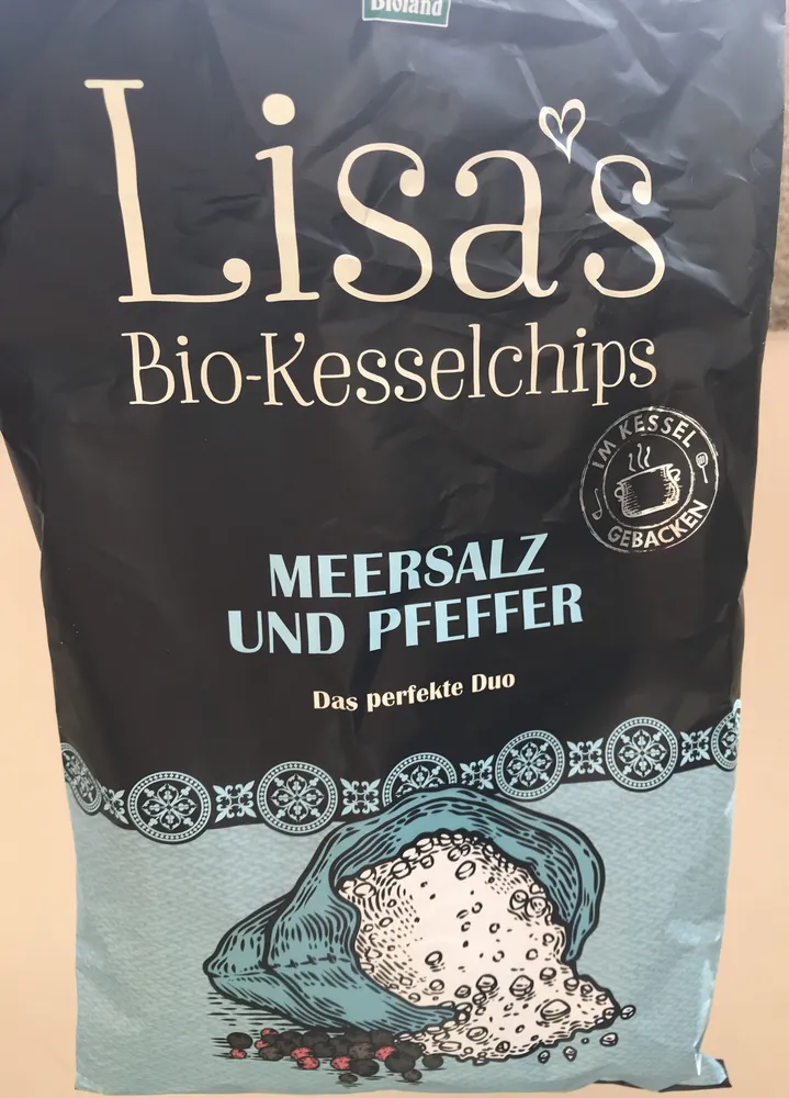 Bio Kesselchips Meersalz & Pfeffer