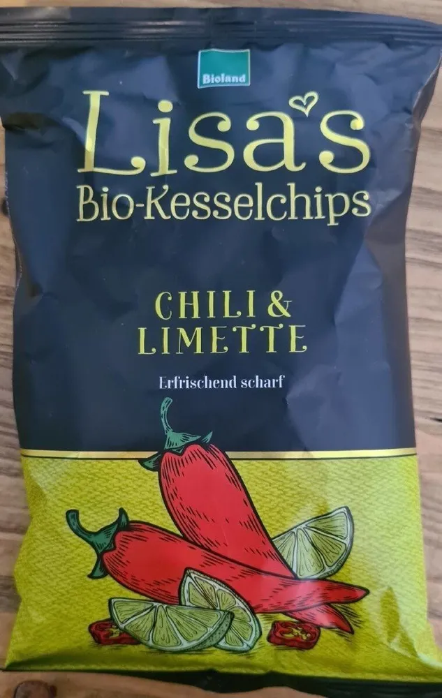 Lisas Bio Kesselchips Chili & Limette