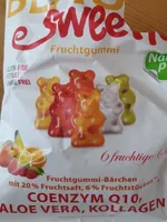 Fruchtgummi-Bärchen mit 20% Fruchtsaft, 6% Fruchtstücken, COENZYM Q10, ALOE VERA, KOLLAGEN