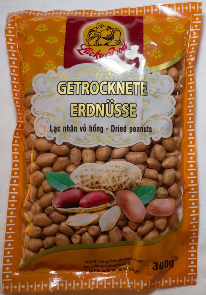 Getrocknete Erdnüsse