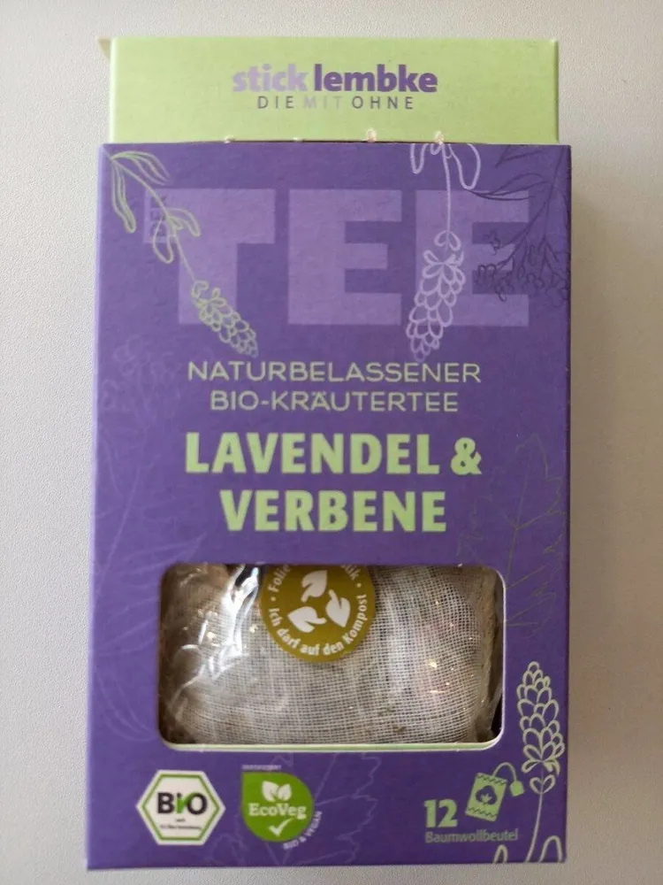 Naturbelassener Bio-Kröutertee Lavendel & Verbene