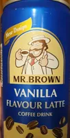 Vanilla flavour latte