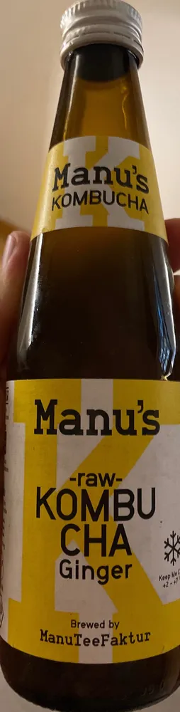 Fermentiertes Grüntee-Getränk & Ingwer