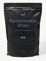 Nu3 Performance Whey Cookies & Cream, Pulver, 2 X