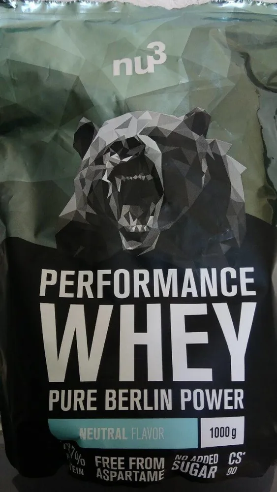 Performance whey neutral flavor