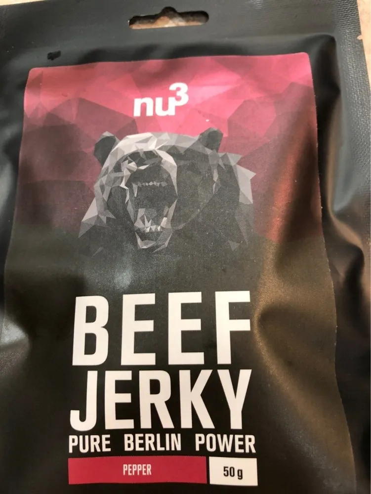 Beef nu3. Jerky pepper