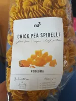 Nu3 Chick Pea Spirelli Med Gurkemeie