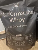 Nu3 Performance Whey, Iced Coffee, Pulver