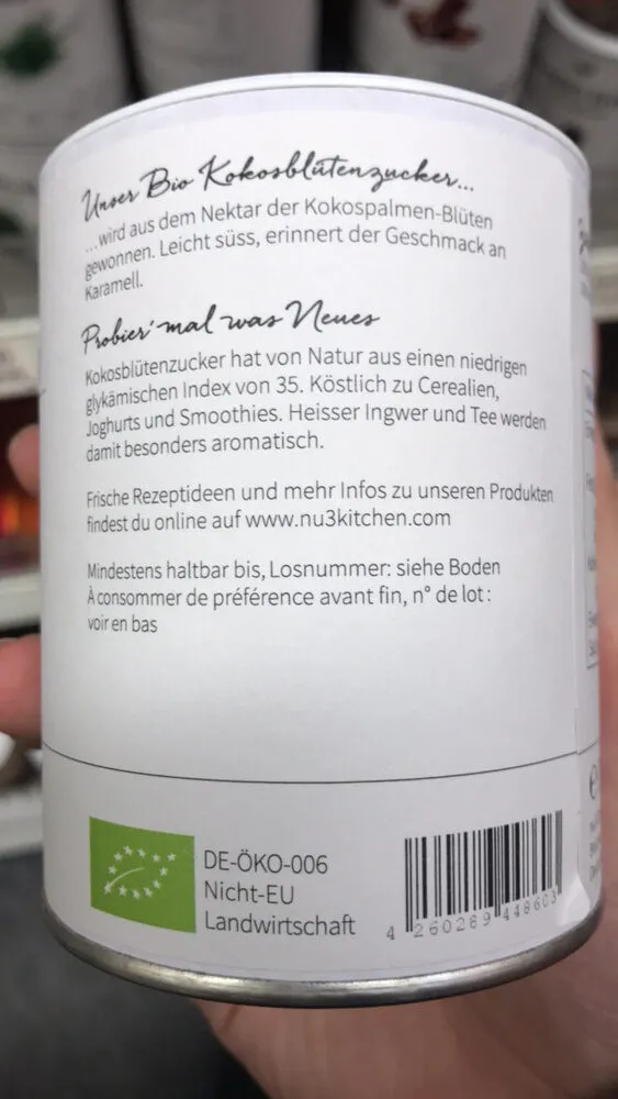 Nu3 Bio Kokosblütenzucker