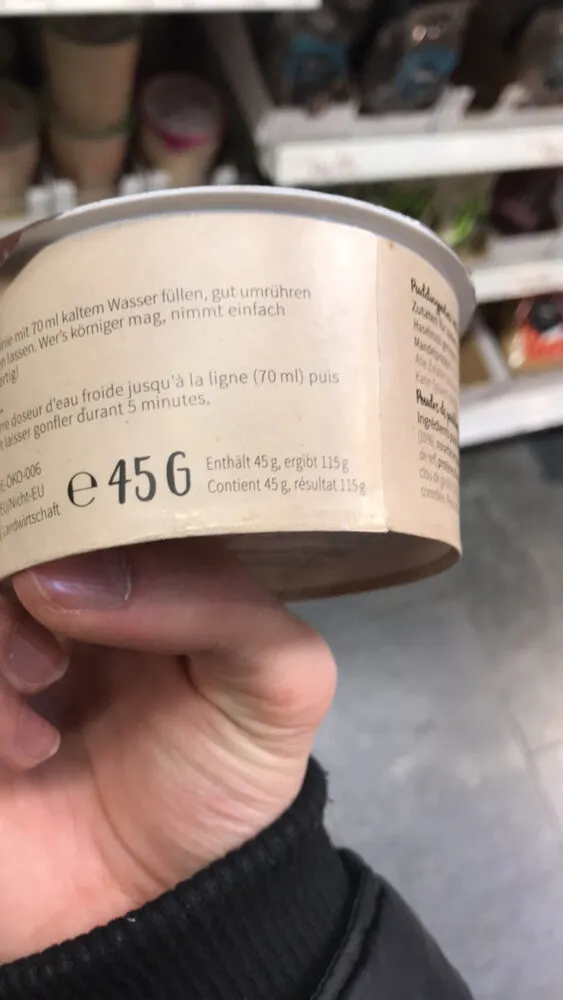 Nu3 Bio Chia Pudding, Schokolade & Chai, 6 X