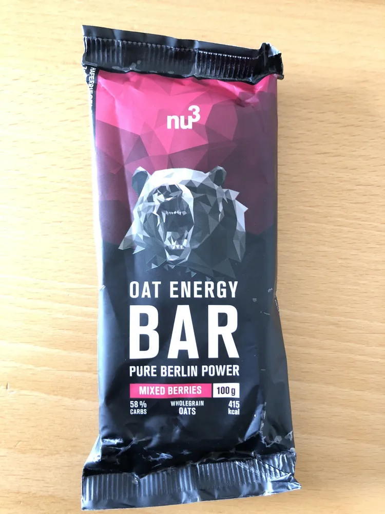 Nu3 Oat Energy Bar, Mixed Berries, 10 X