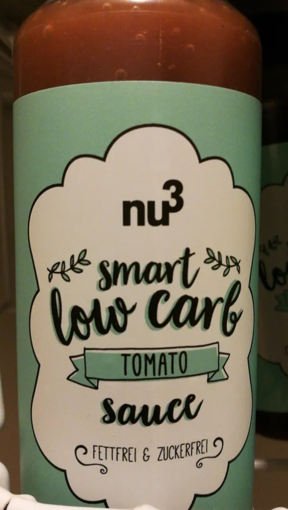 Nu3 Smart Low Carb Sauce, Tomate, 2 X