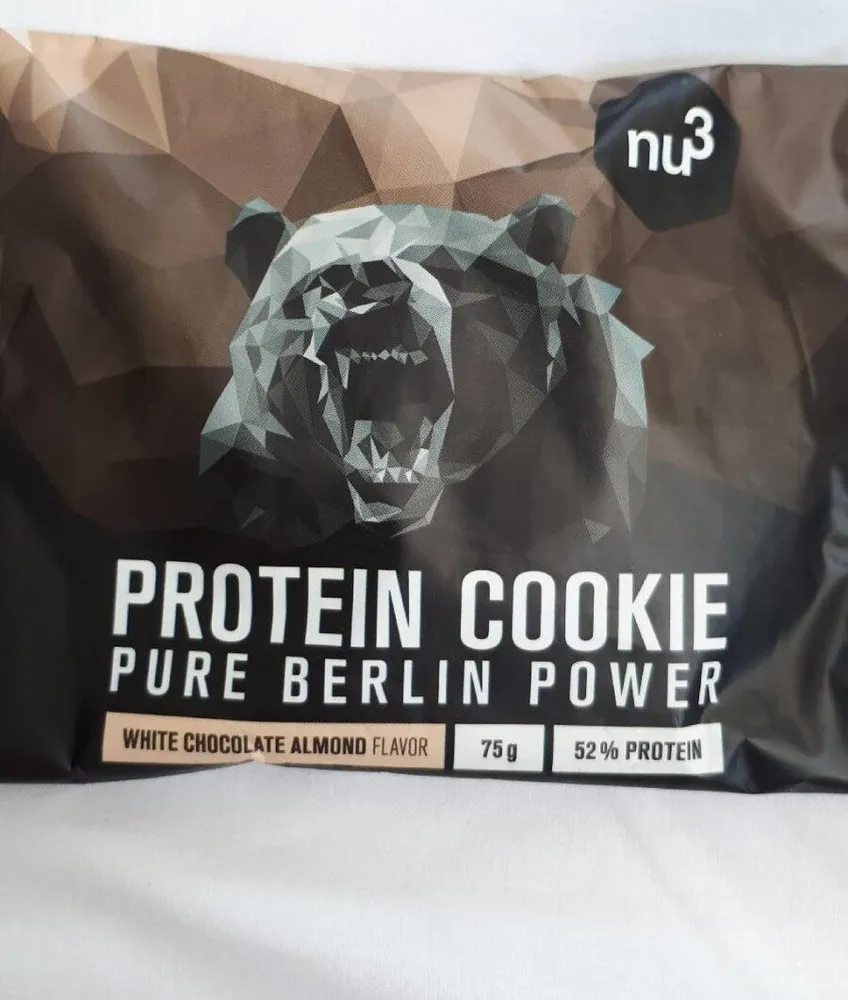 Protein cookie White chocolate almond