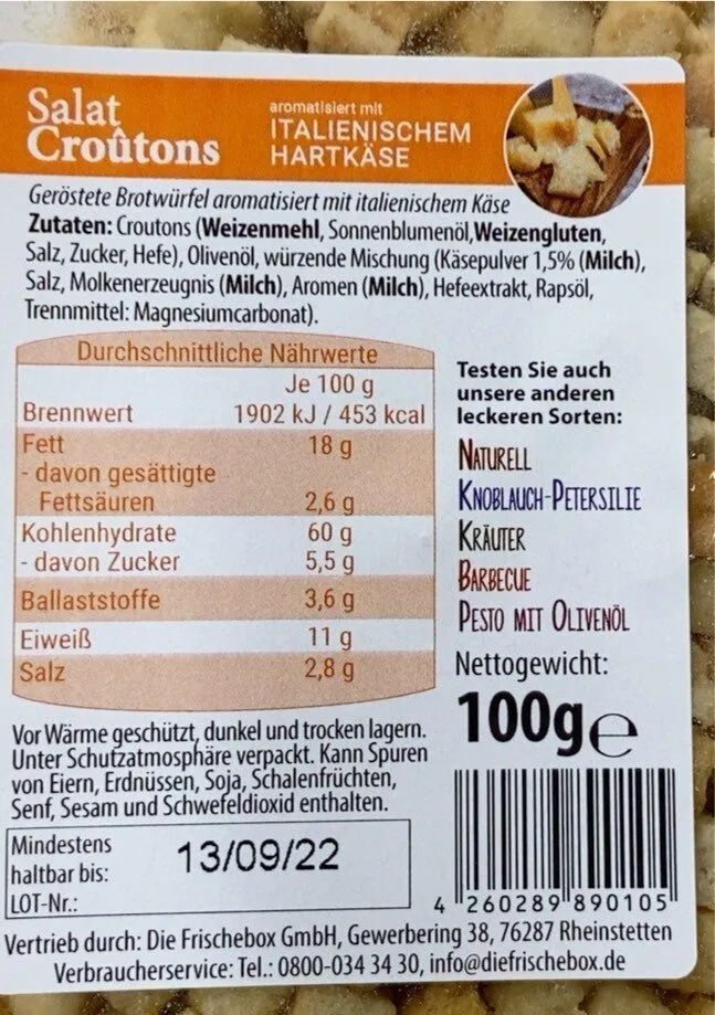Salat Croutons