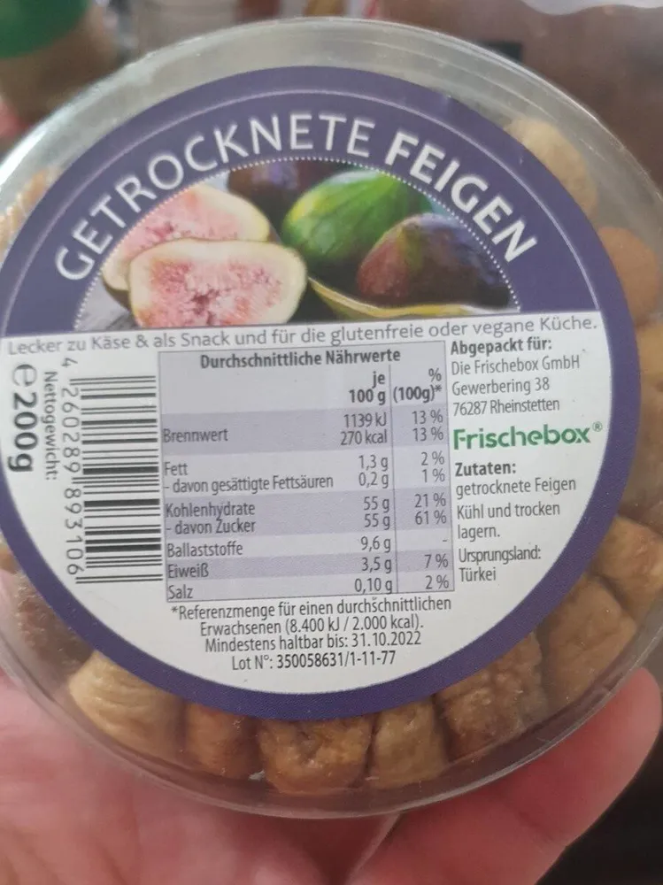 Getrocknete feigen