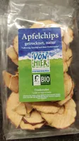 Apfelchips, getrocknet, natur