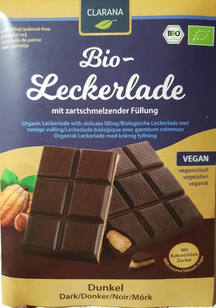 Bio-Leckerlade noir fourré
