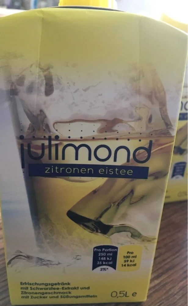 Julimond zitroen eistee