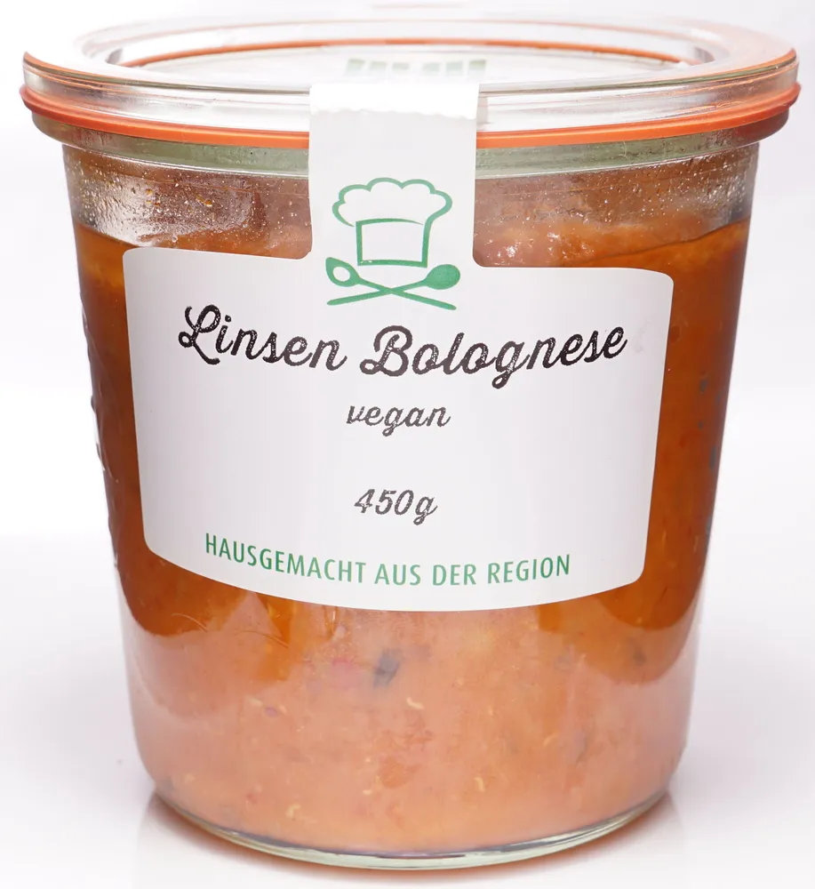 Linsen Bolognese vegan