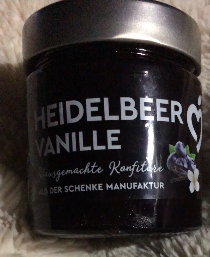 Konfitüre Heidelbeer Vanille