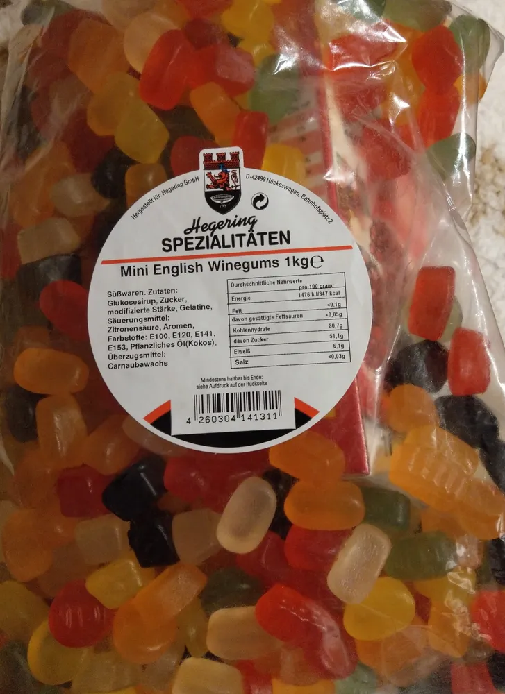 Mini English Winegums