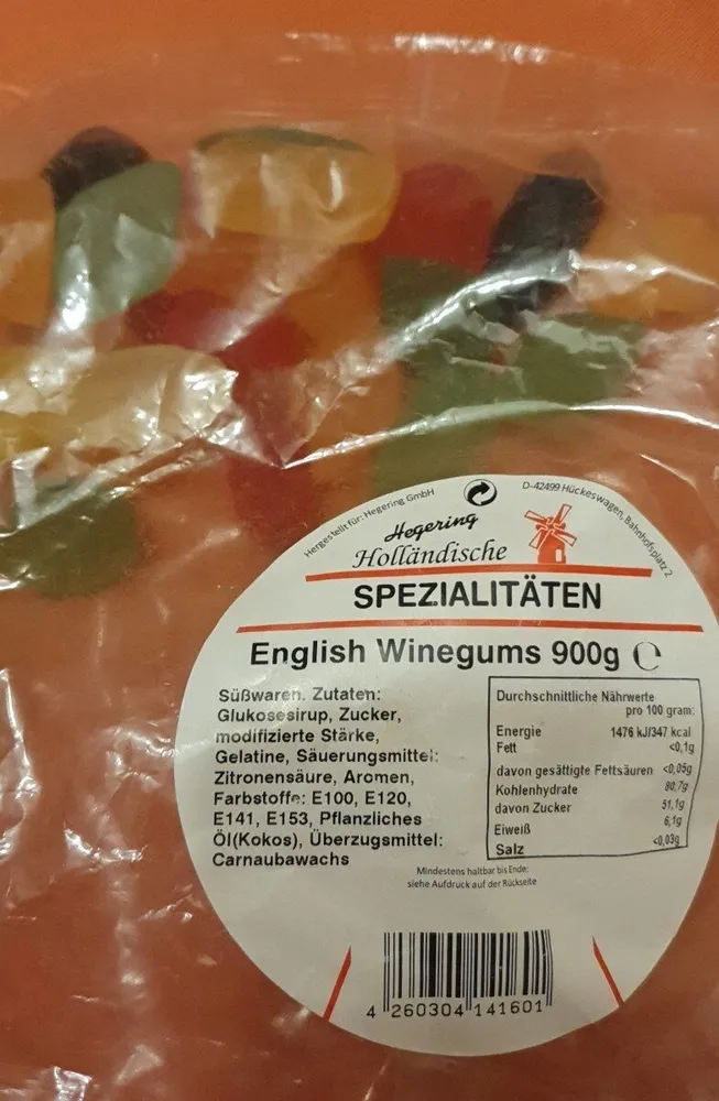 English winegums