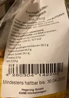 Confiserie Butter - Spritzgebäck