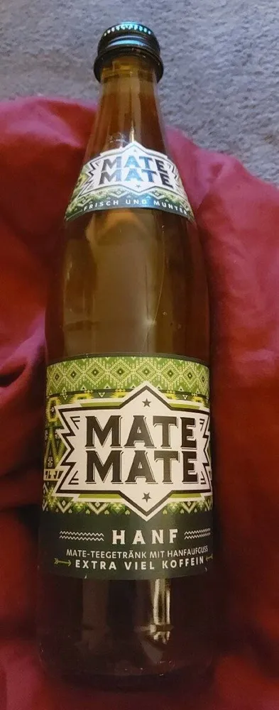 HANF MATE-TEEGETRÄNK MIT HANFAUSGUSS EXTRA VIEL KOFFEIN