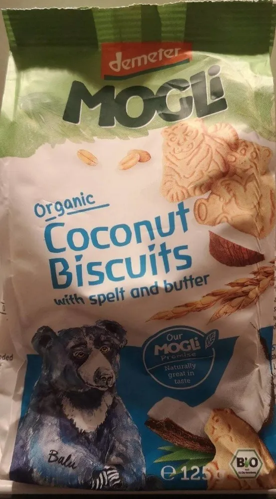 Mogli Organic Coconut Biscuits