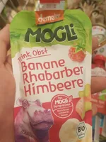 Banane Rhabarber Himbeere