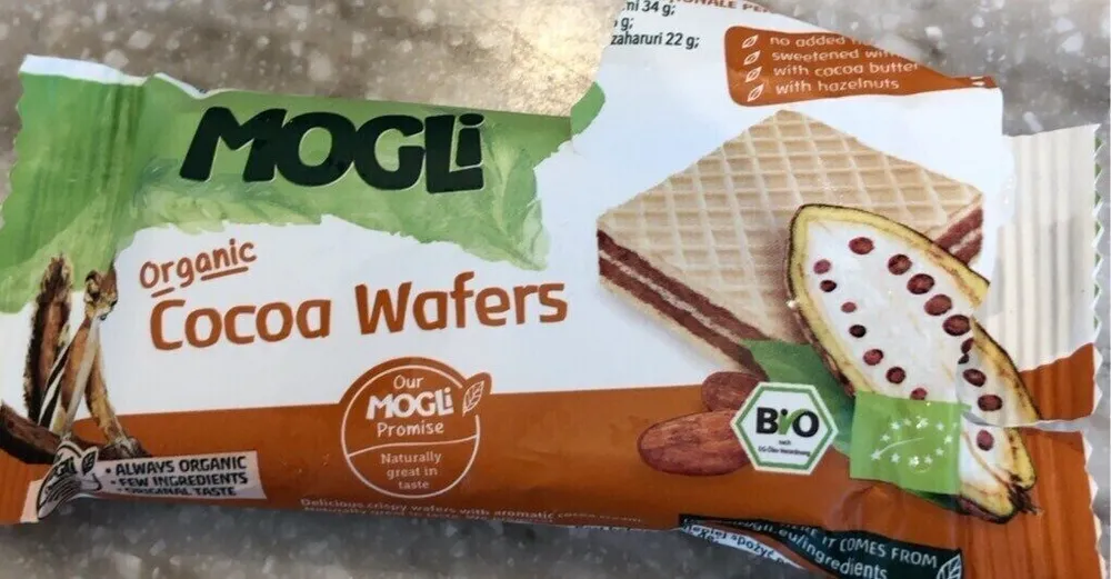 Organic Cocoa Wafers
