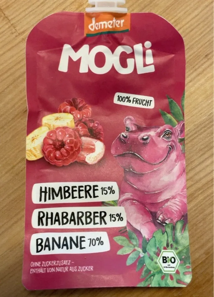 HIMBEERE 15% RHABARBER 15% BANANE 70%