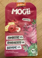 HIMBEERE 15% RHABARBER 15% BANANE 70%
