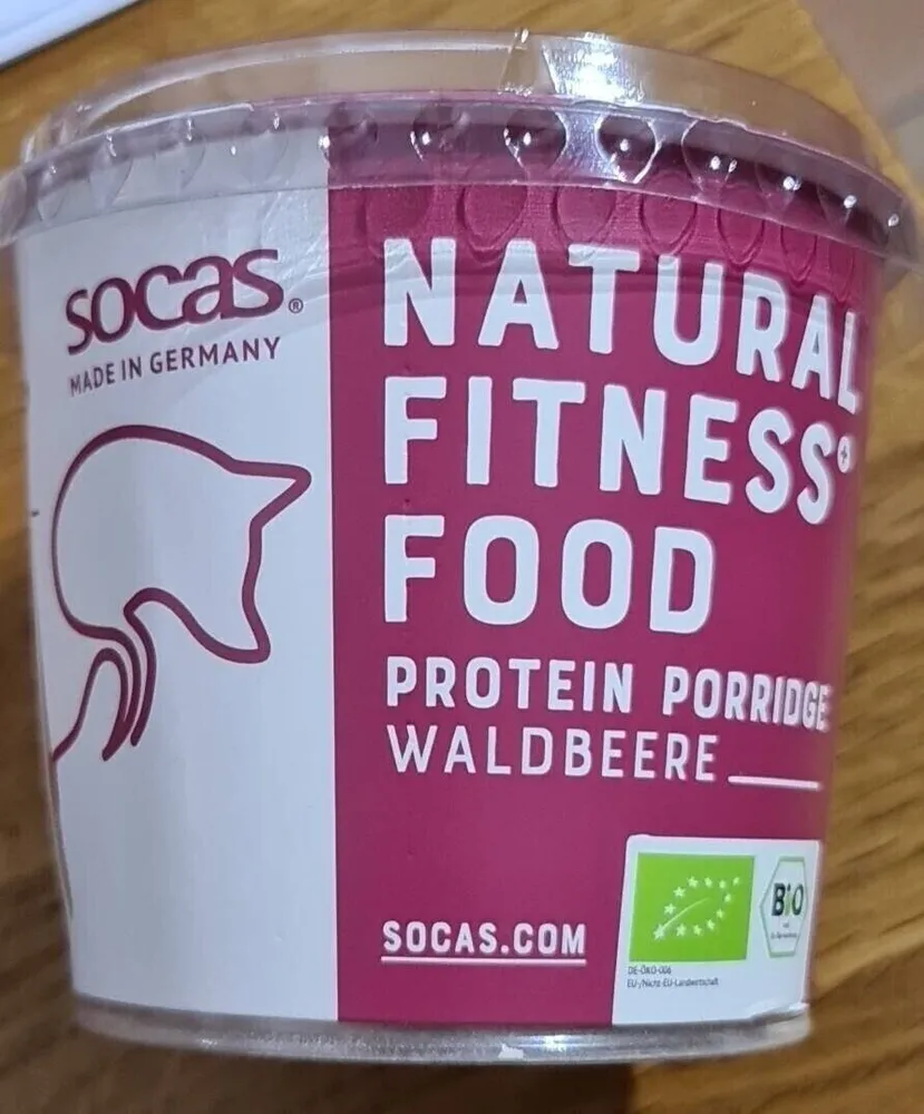Natural fitness food protein porridge