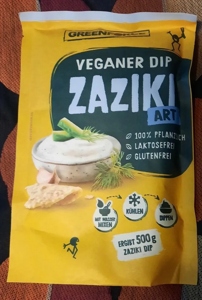 Veganer Dip Zaziki Art