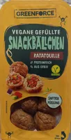 Vegane gefüllte Snackbällchen