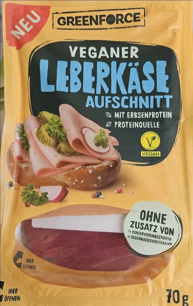 Veganer Leberkäse Aufschnitt