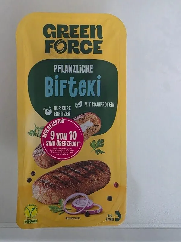 Pflanzliche Bifteki