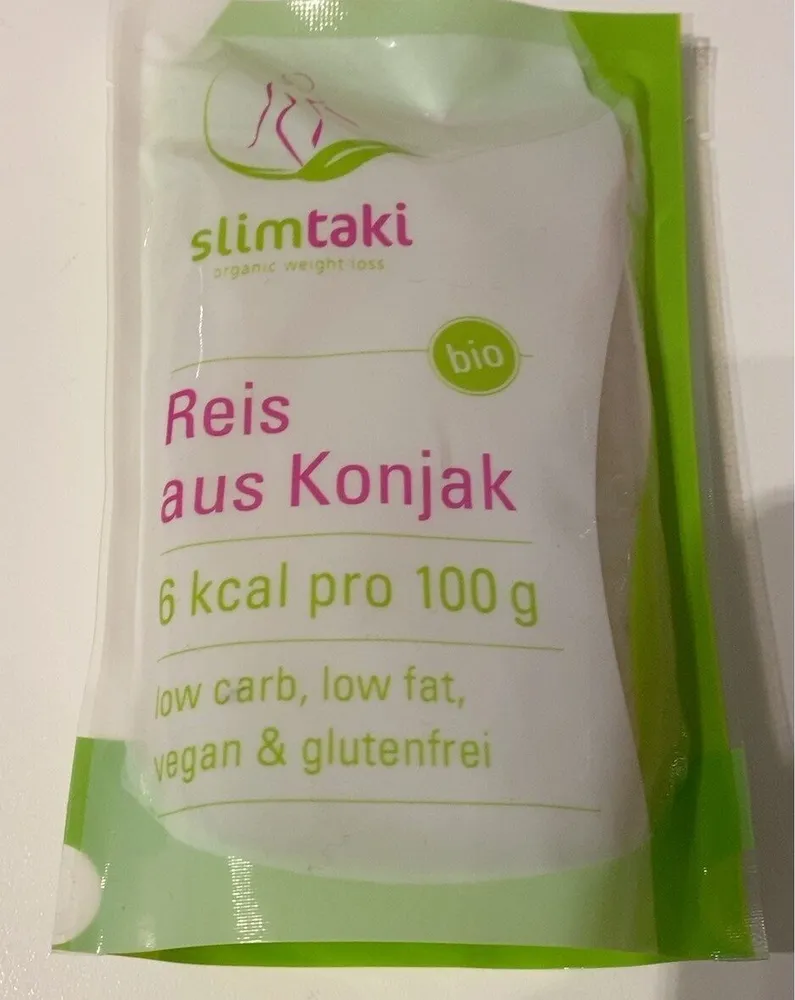 Reis aus Konjak
