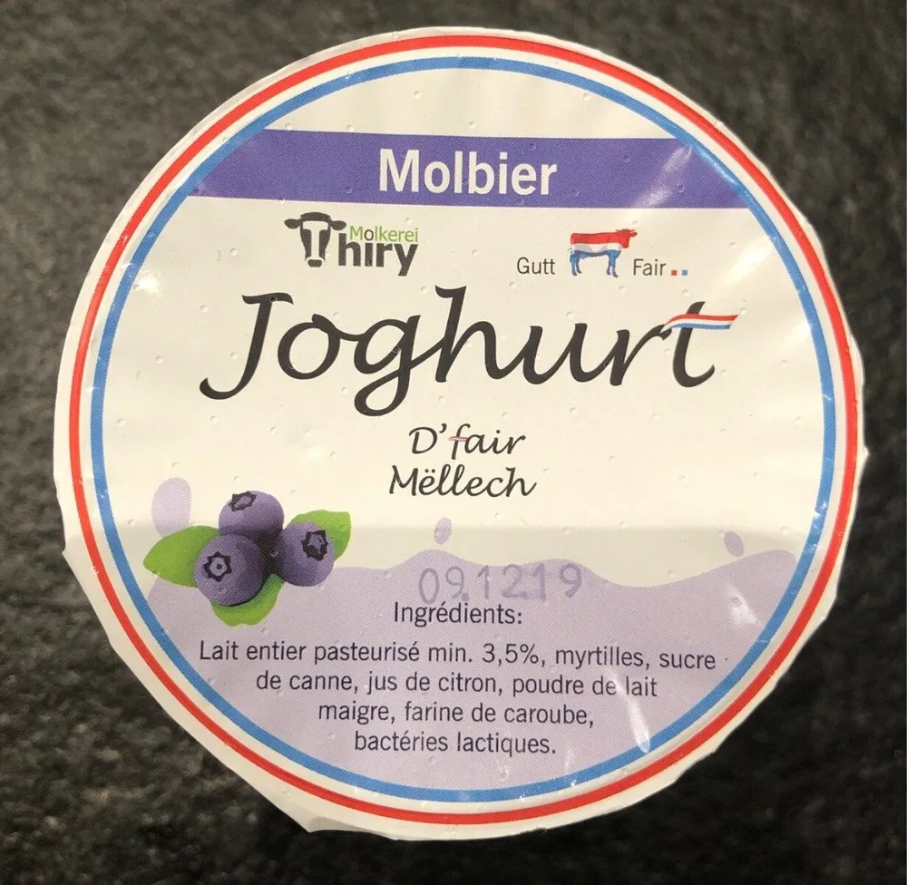 Yaourt Myrtille