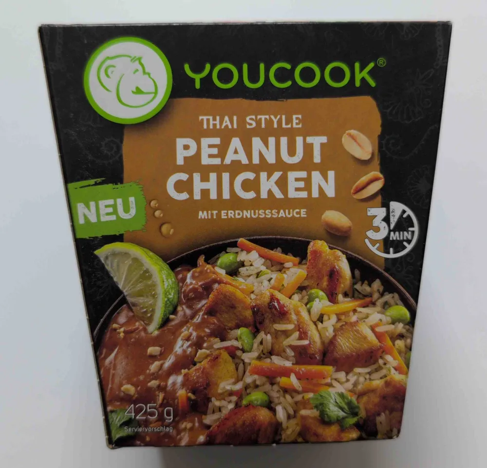 Thai Style Peanut Chicken mit Erdnusssauce