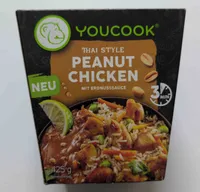 Thai Style Peanut Chicken mit Erdnusssauce