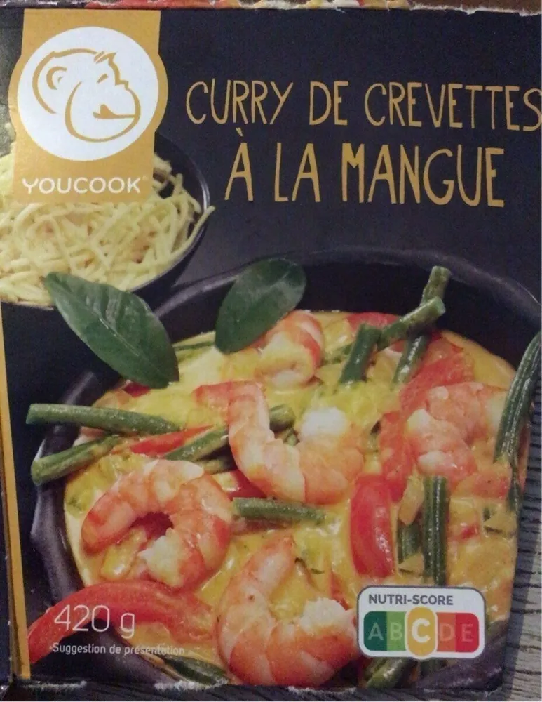 Curry de crevettes à la mangue