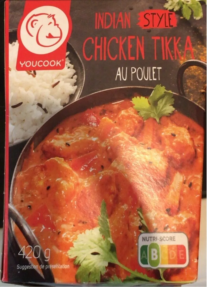 Chicken tikka au poulet