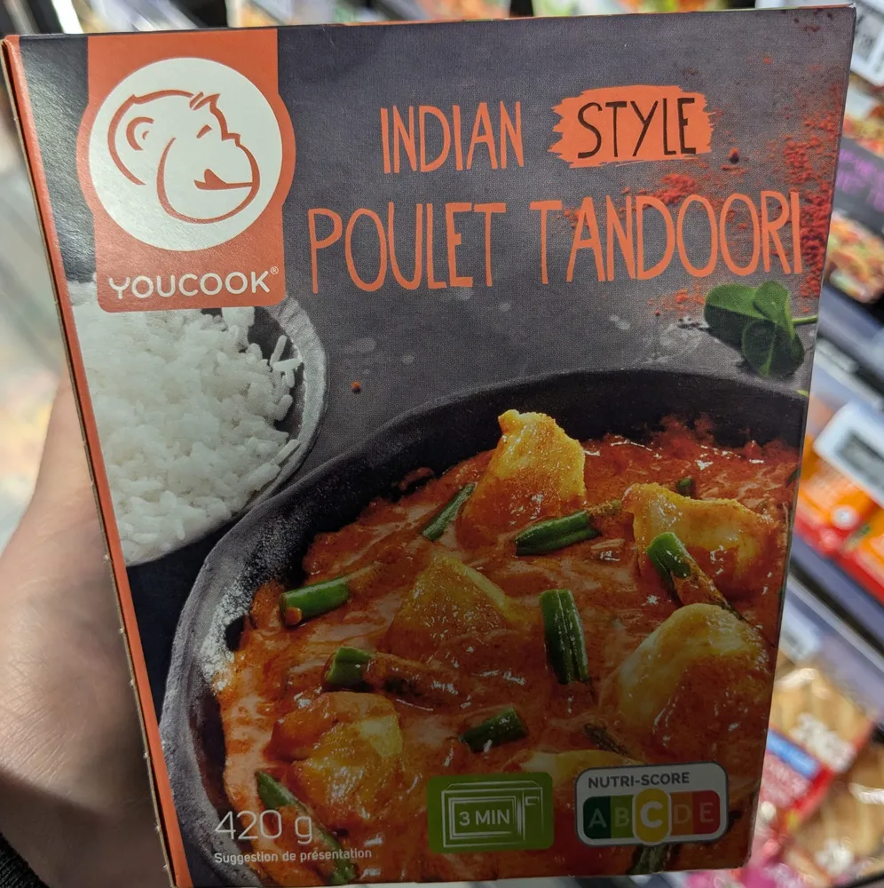 Indian style poulet tandoori